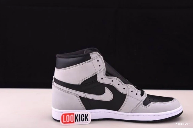 Cheap TBkick White Jordan Air Retro Smoke Black 555088-035 1 Light Grey High 0727